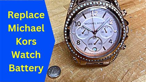 michael kors hybrid watch battery replacement|michael kors watch troubleshooting.